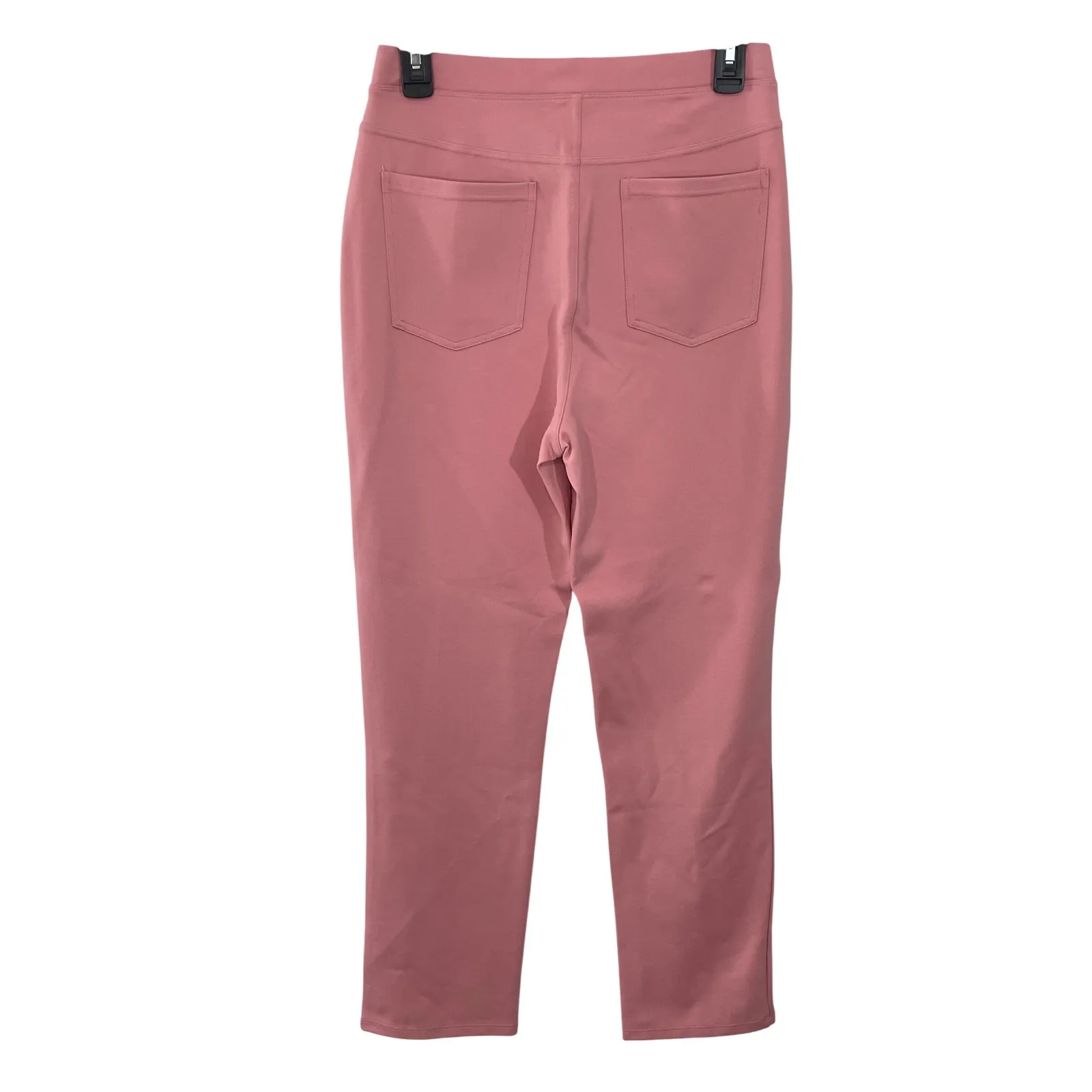 NWT Halara Flex SculptKnit High Waisted Pocket Slim Work Pants Pink Size Medium - Image 2