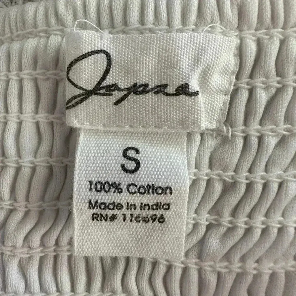 Japna White Mini Smocked Dress (U5) - Image 6