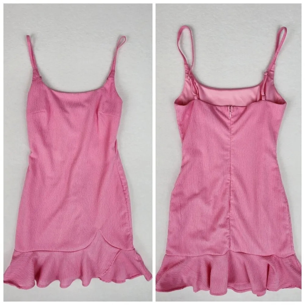 Hello Molly Draw A Timeline Mini Dress Size S (US 4) Pink - Image 9