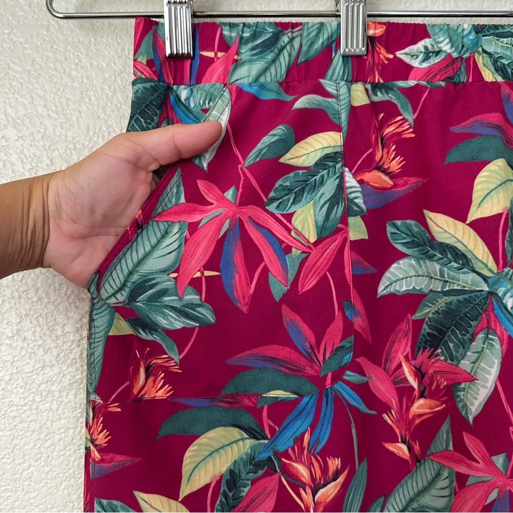 Chico's Zenergy UPF Neema Pink Tropical Skort, Sz 14 - Image 3