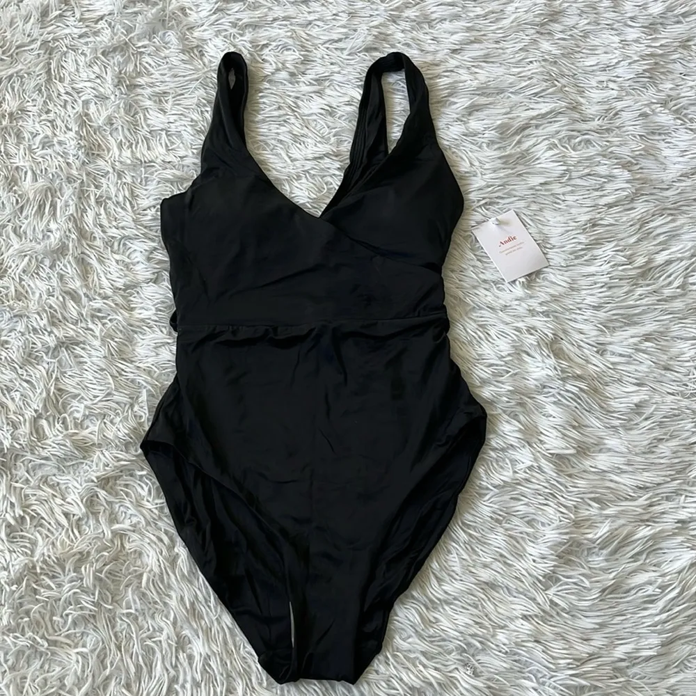 New Andie Women’s the belmar one piece swimsuit in black size XS - Image 2