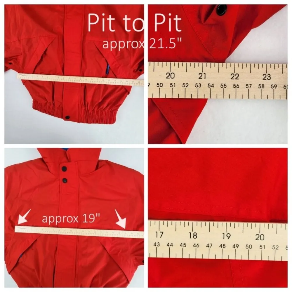 Andrew Marc Polar Gear 570 Vintage Ski Polar Gear Jacket Size M Red Womens - Image 9