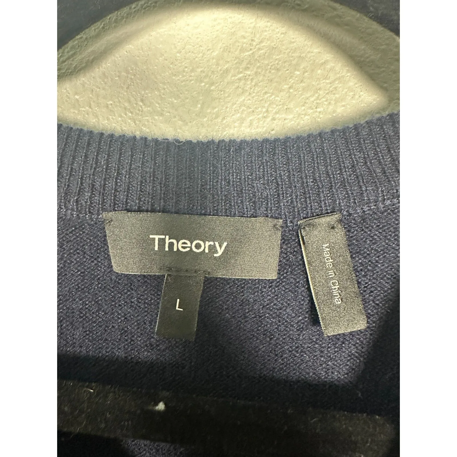 Theory Slouchy Crew Charmant Bell Sleeve Cashmere Wool Sweater Women's Large - Image 4