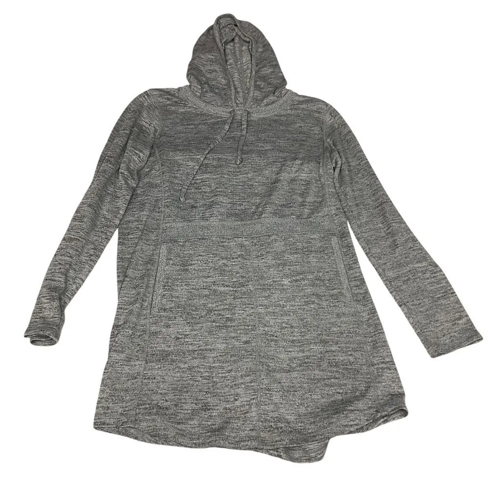 90 Degrees by Reflex Women's Hoodie Sweater Dress‎ Gray Size M Pockets Size M - Image 7