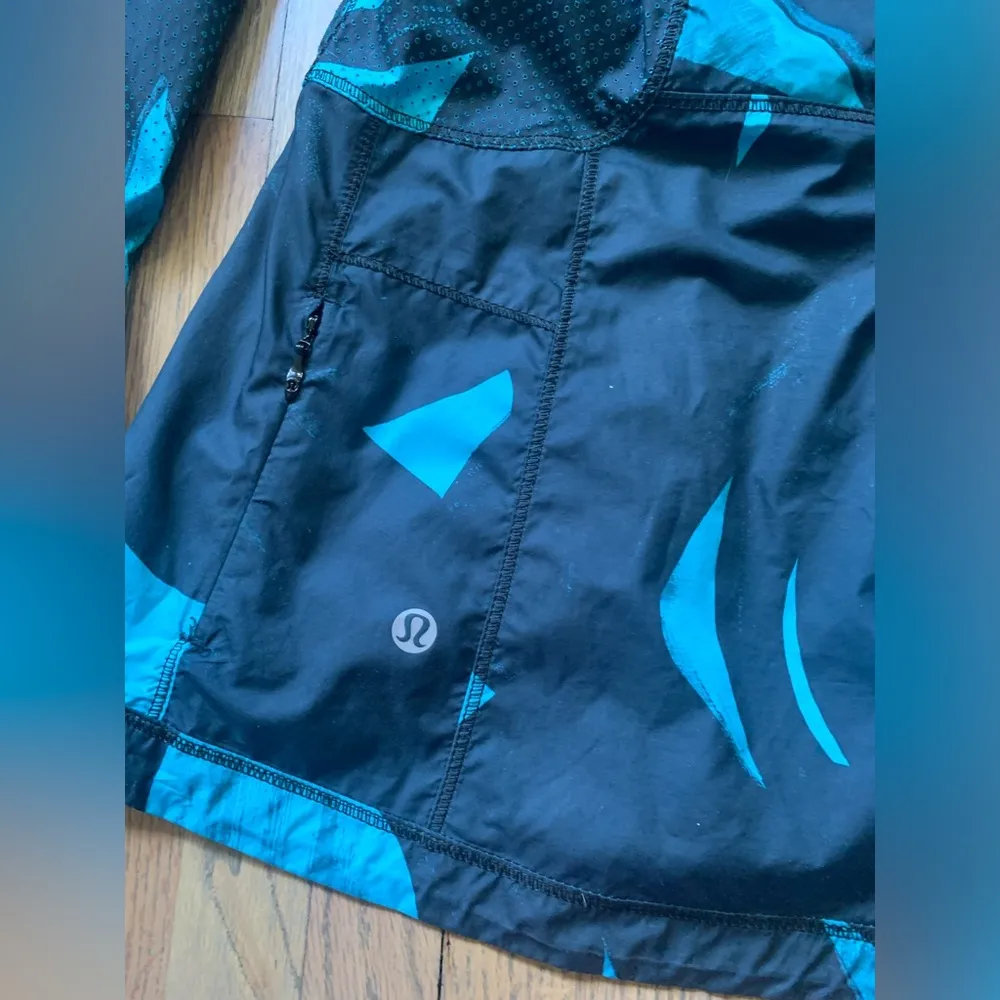 Lululemon back pack it jacket size 2 peacock blue - Image 7
