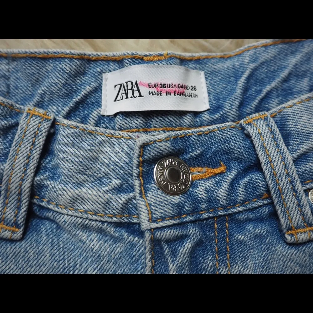 Zara Light wash high rise denim shorts 4 - Image 2