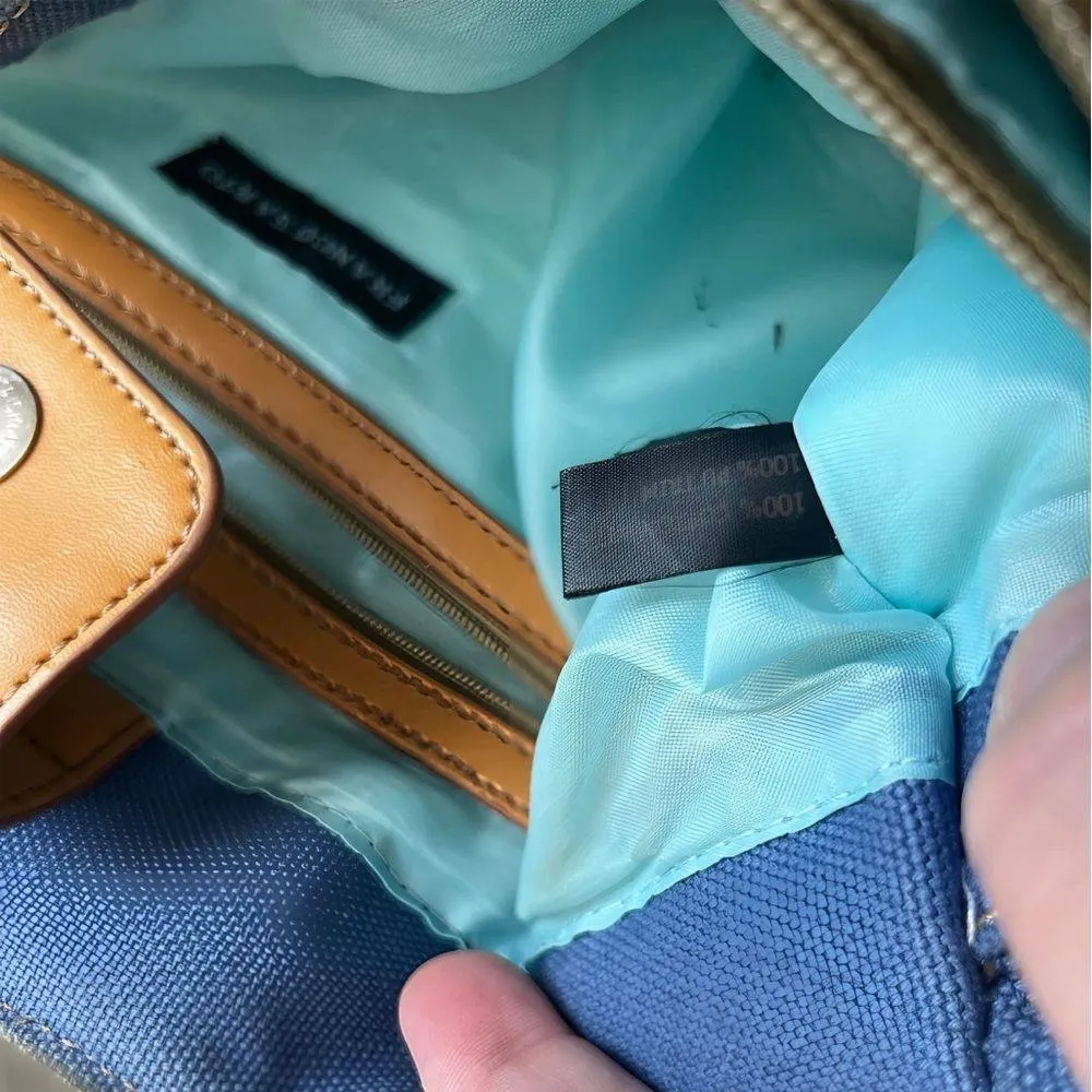 bold floral cotton canvas satchel bag - Image 8