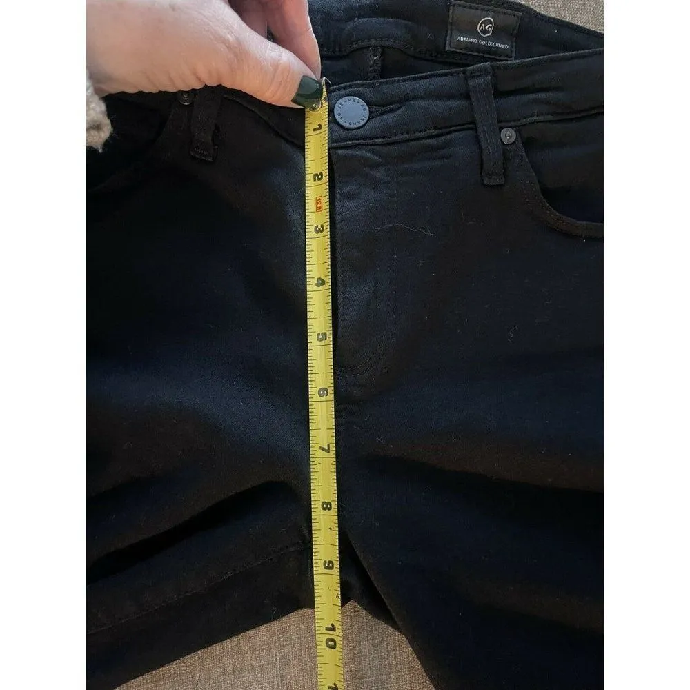 Ag Adriano Goldschmied The Legging Ankle Super Skinny Ankle Black Denim 28 - Image 6