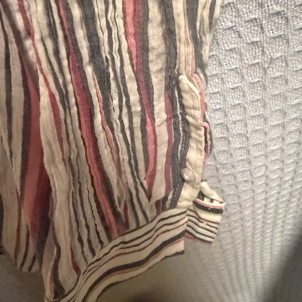 Liz Claiborne Multicolor Striped Casual Shirt - Image 7