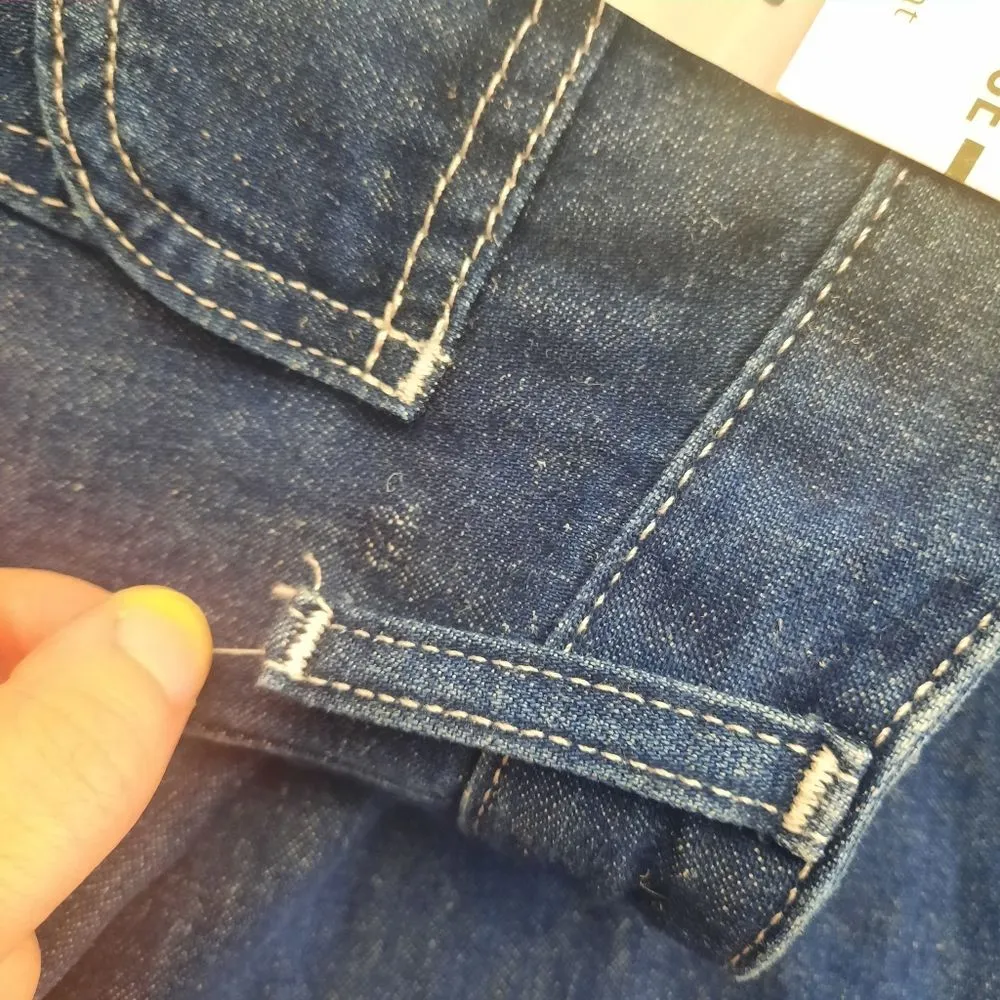 Carol Service Jean in Dark Grace Size 31x31 NWT Lightly Flawed - Image 6