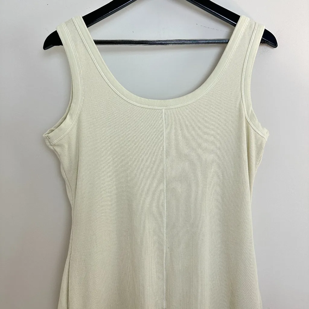 SKIMS Rib Stretch Cotton Romper in Bone Size 3X - Image 7