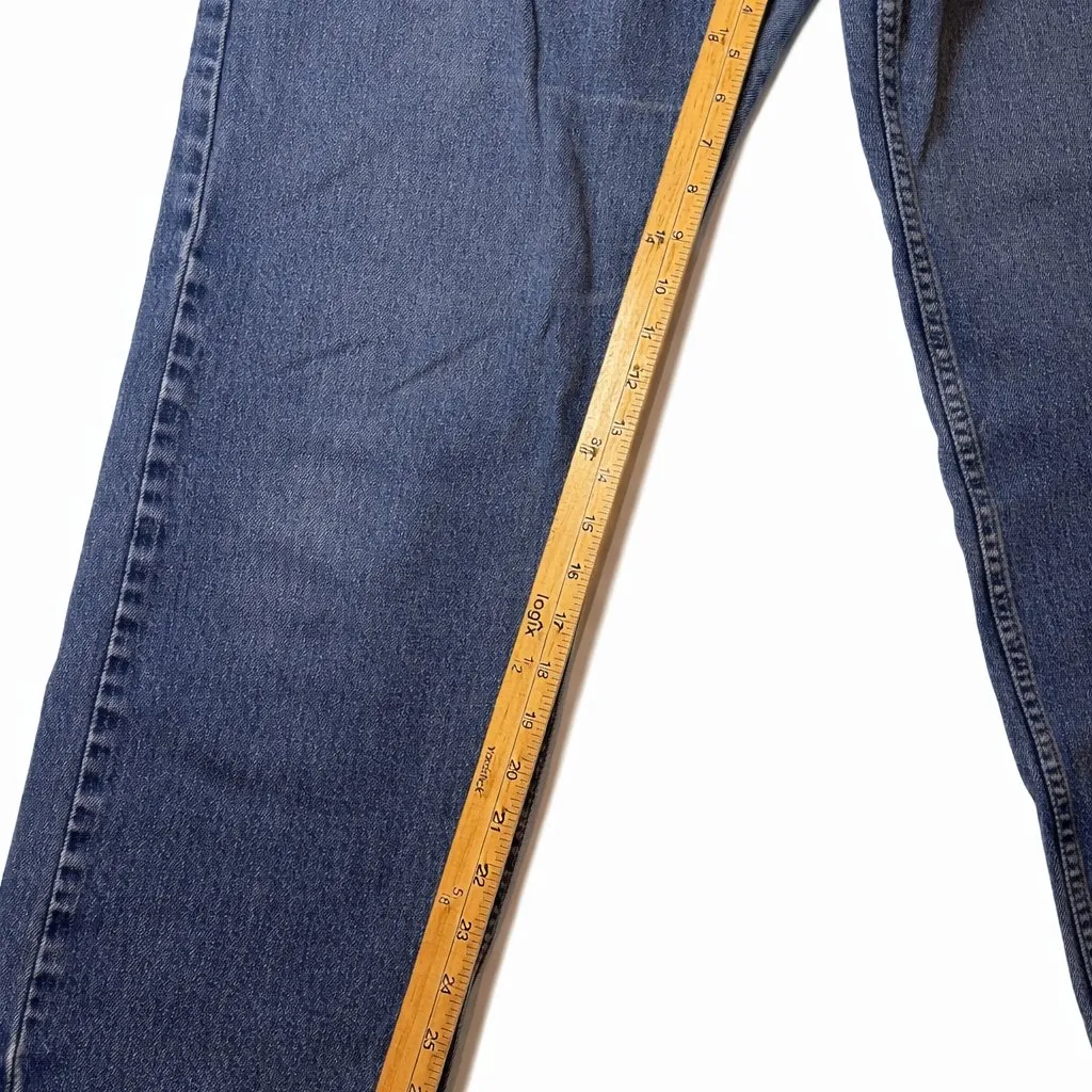 Vintage Levi's 577 Womens 12  Low Rise Loose Fit Denim Y2K Medium Wash USA made - Image 6