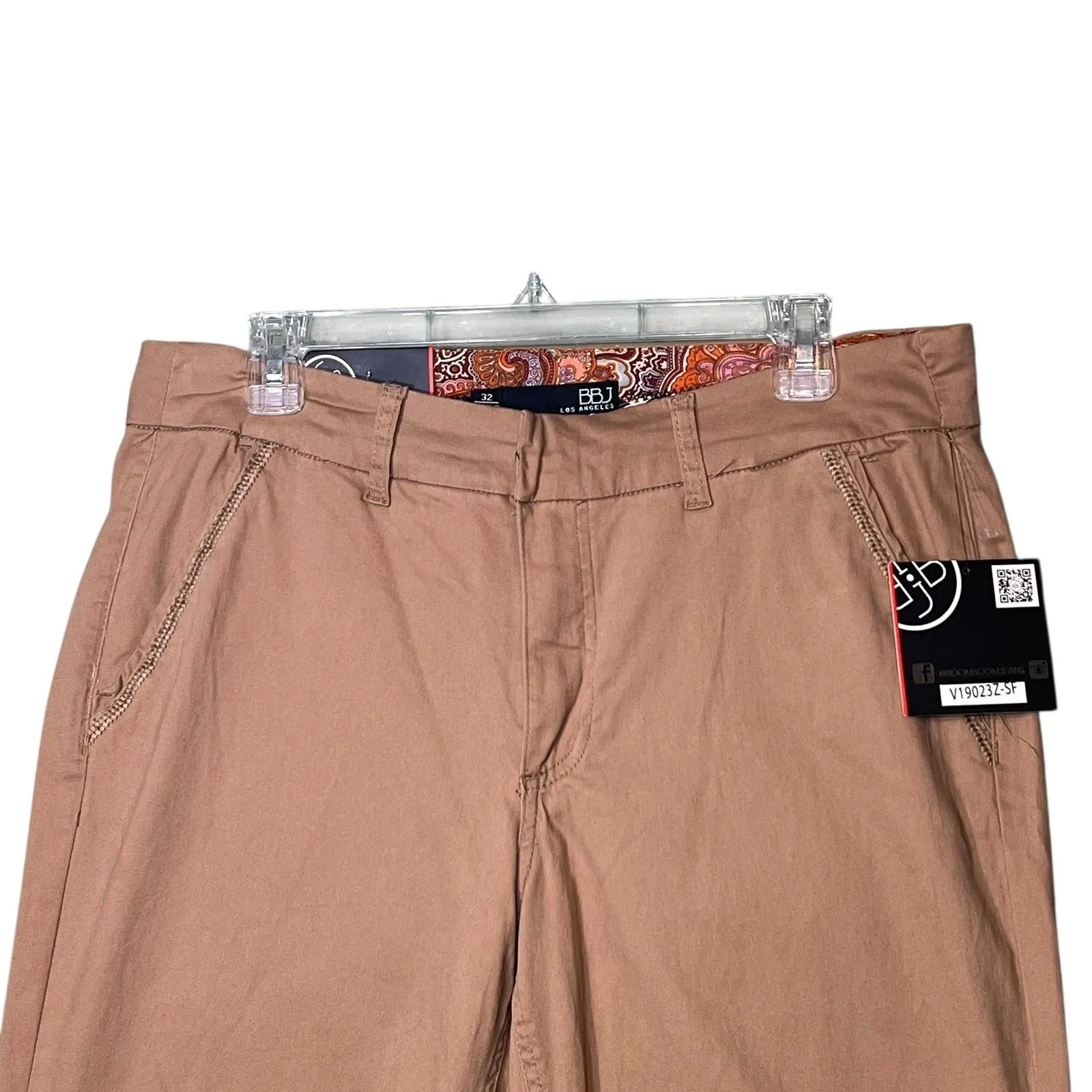 BBJ Los Angeles Pants Women's 32 Khaki Chino Classic Fit Stretch Casual New Tags Tan Size 31 - Image 10