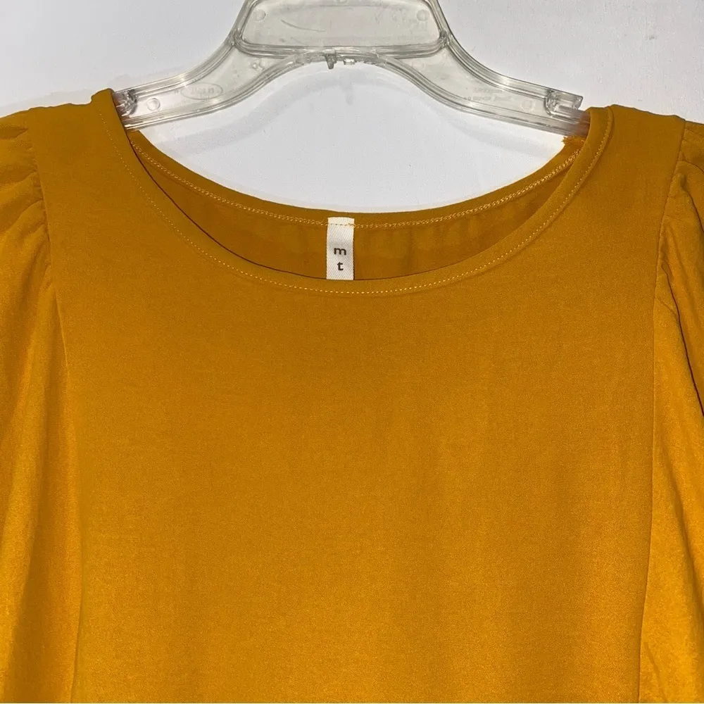 MTS  Harvest Gold Dress Women’s Medium - Image 2