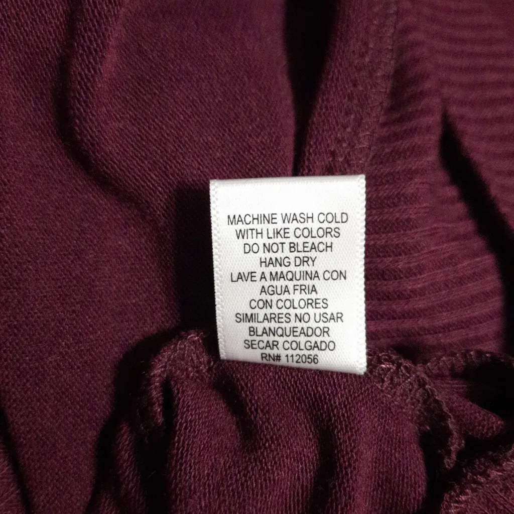 Zenana Outfitters Maroon Cardigan Size 2X - Image 5