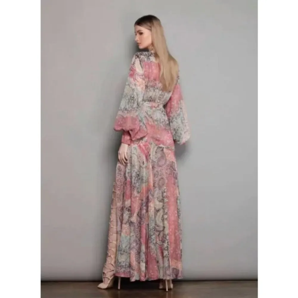 💕BRONX AND BANCO💕 Farah Maxi Dress ~ Muti-Color Print US 6 NWOT - Image 9