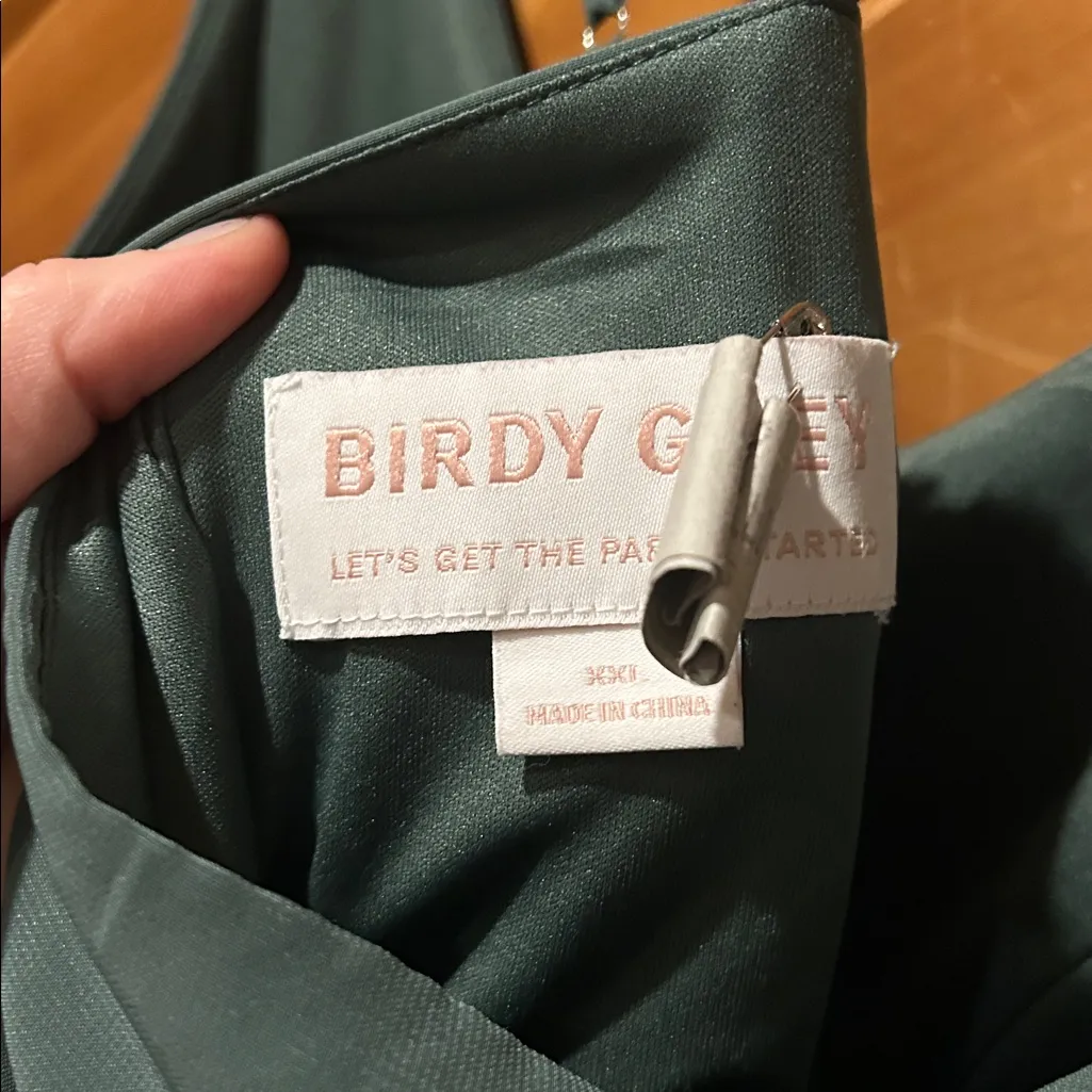 Birdy Grey Chiffon Sea Glass Theresa bridesmaid dress - Image 7