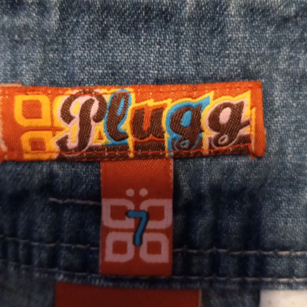 PLUGG 7 33x17 Cargo Cotton Snap Hem Long Jeans Shorts Blue Size undefined - Image 5