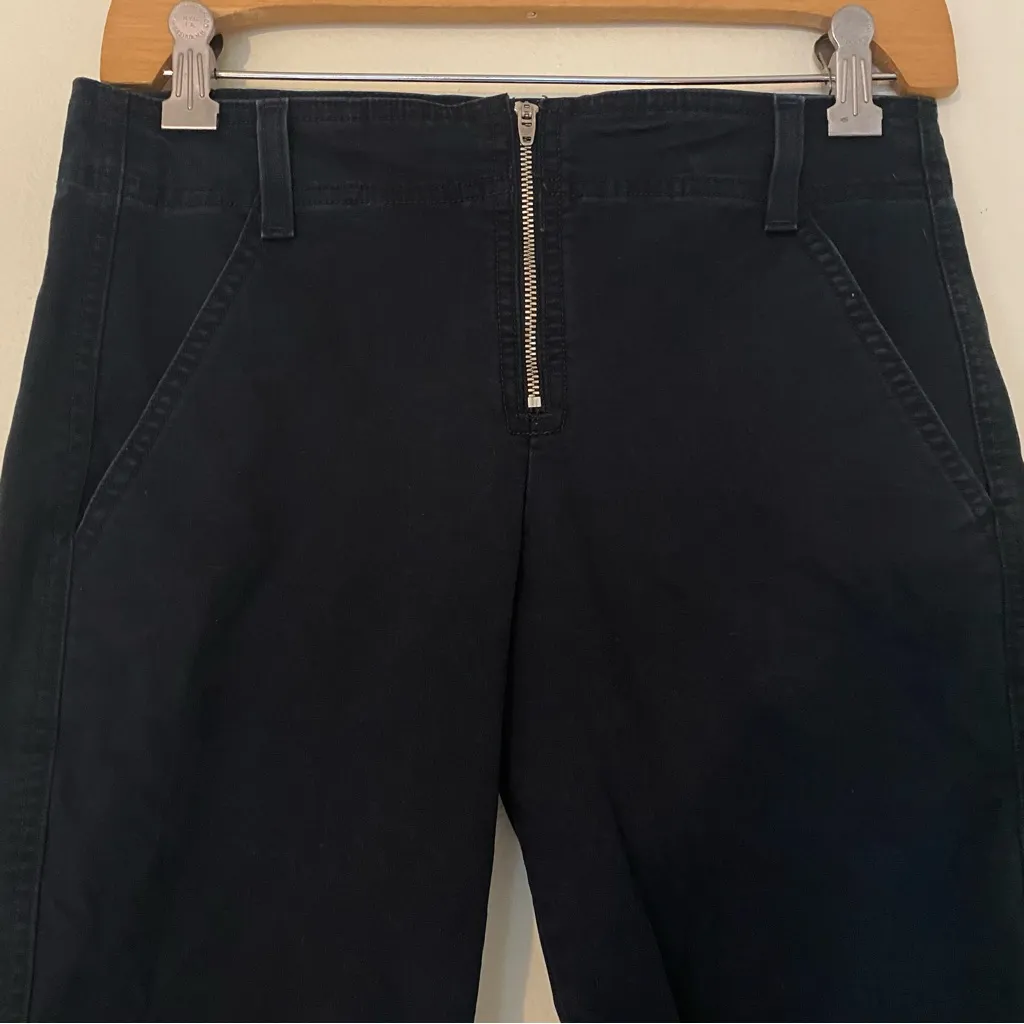 A.L.C. Black Skinny Jeans w/ Zipper Detail (Size 0) - Image 2