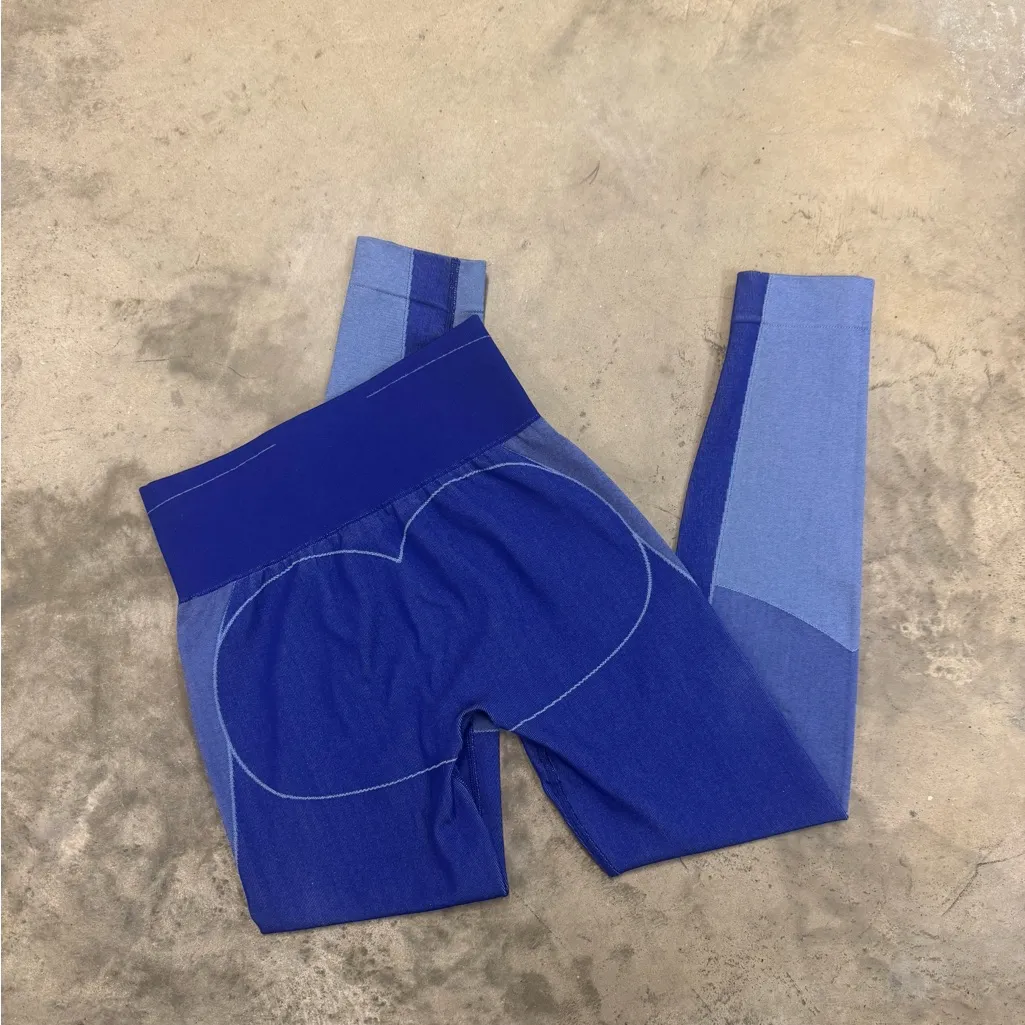 Gymshark Turbo Seamless Leggings Colbalt - Image 8