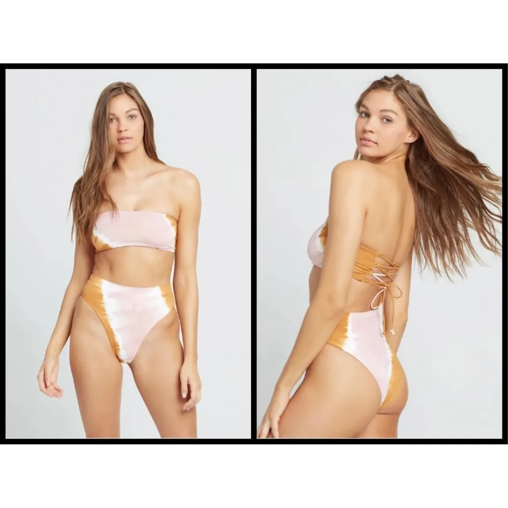 💕L*SPACE💕 Frenchie Bikini Bottoms Stripe Tie Dye - Image 5