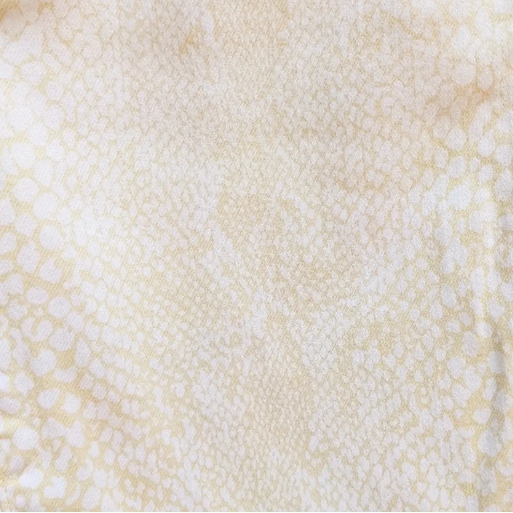 Adriano Goldschmied yellow/white snakeskin super skinny jeans Sz 27R - Image 2