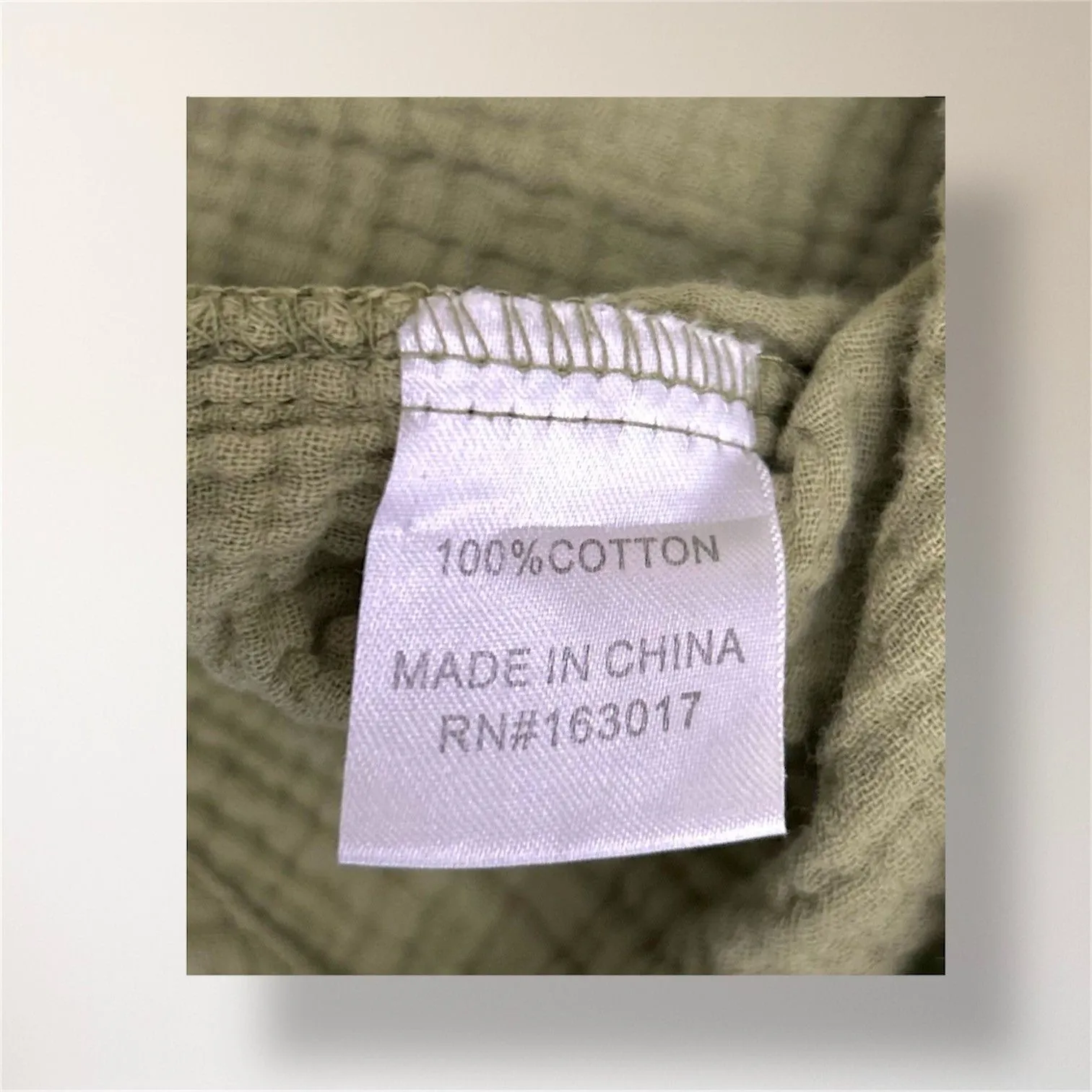 Princess Polly Sage Green Gauze Cotton Button Down Long Sleeve Oversize Shirt 10 - Image 7