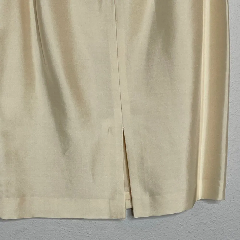 Vintage Maggy London Silk‎ Skirt Set Size 6 - Image 11