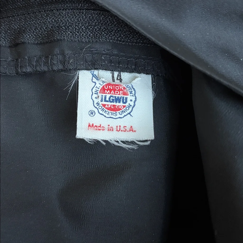 Vintage 80s prom dress Black - Image 11