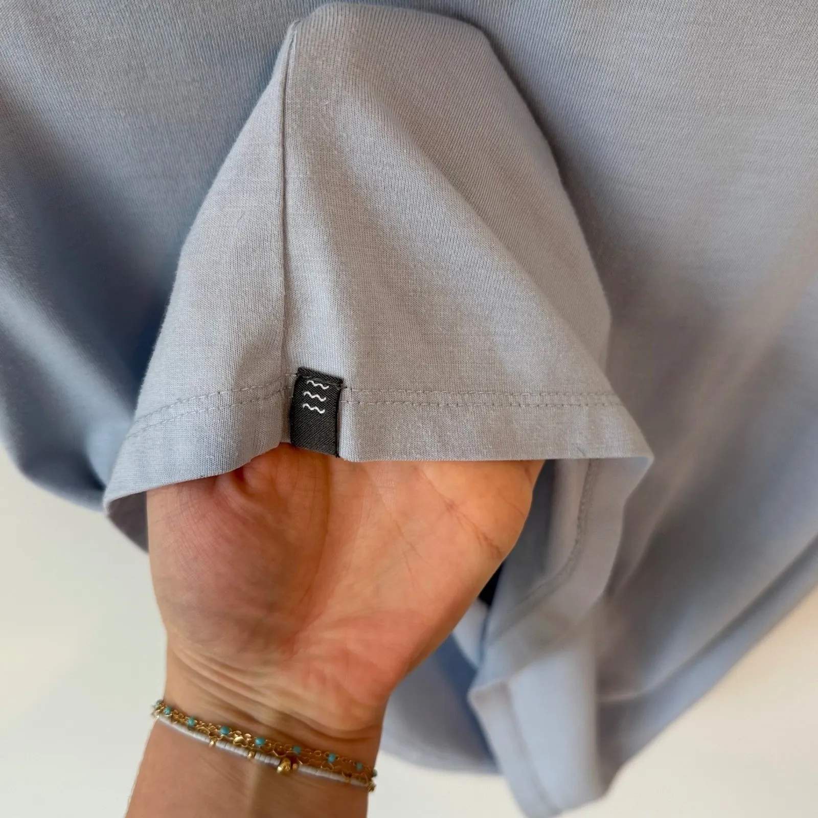 Free Fly Women's Bamboo Lightweight Short Sleeve Tee Blue Mist T - Image 5