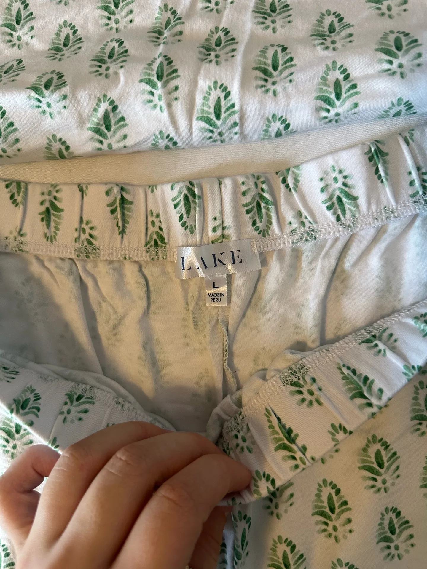 Lake Pajamas Green Size L - Image 3