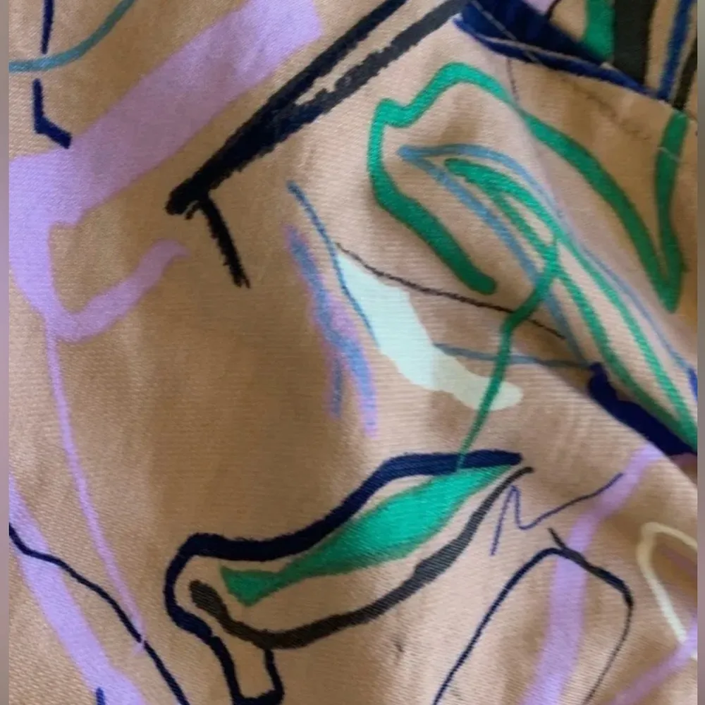 Open Edit Lilly Pulitzer Doodle Print  High Waisted Shorts - Image 5