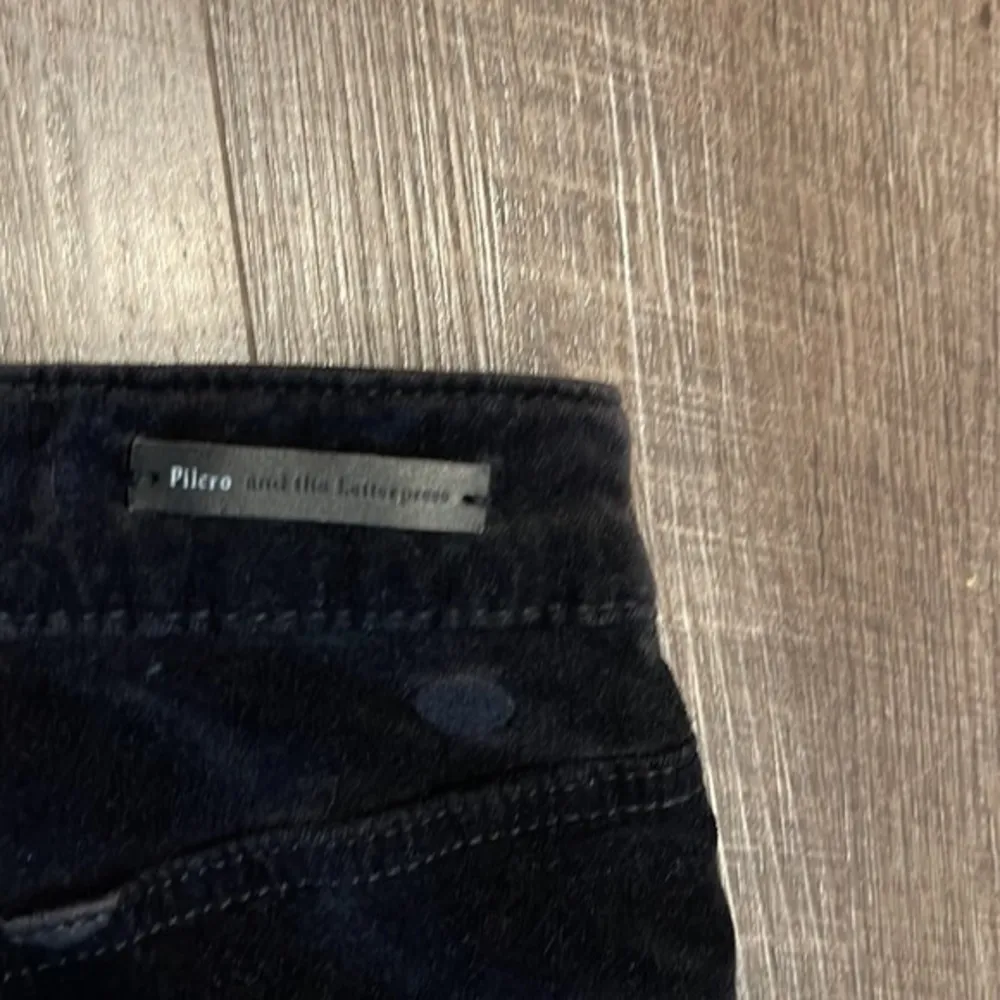 Pilcrow and the letterpress velvet skinny polkadot pants black - Image 4