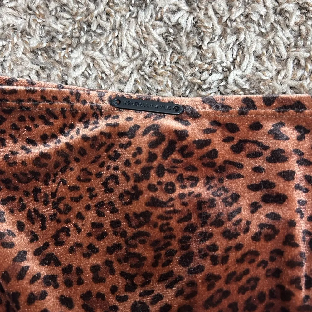 Kendall and Kylie 2 Piece String Tie Bikini Set Velvet Leopard Sz S - Image 6