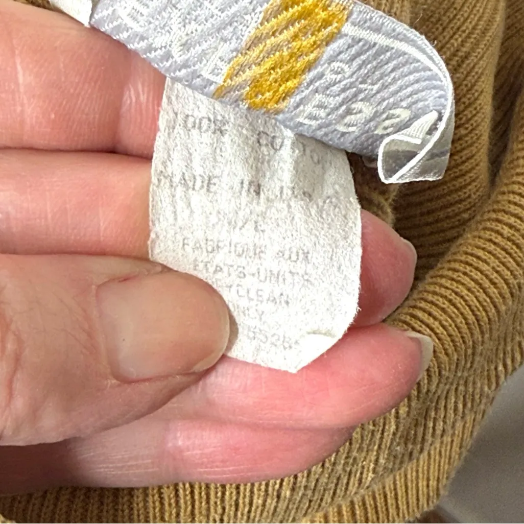 EXPRESS  Vintage Gold Turtleneck Sweater - Image 7