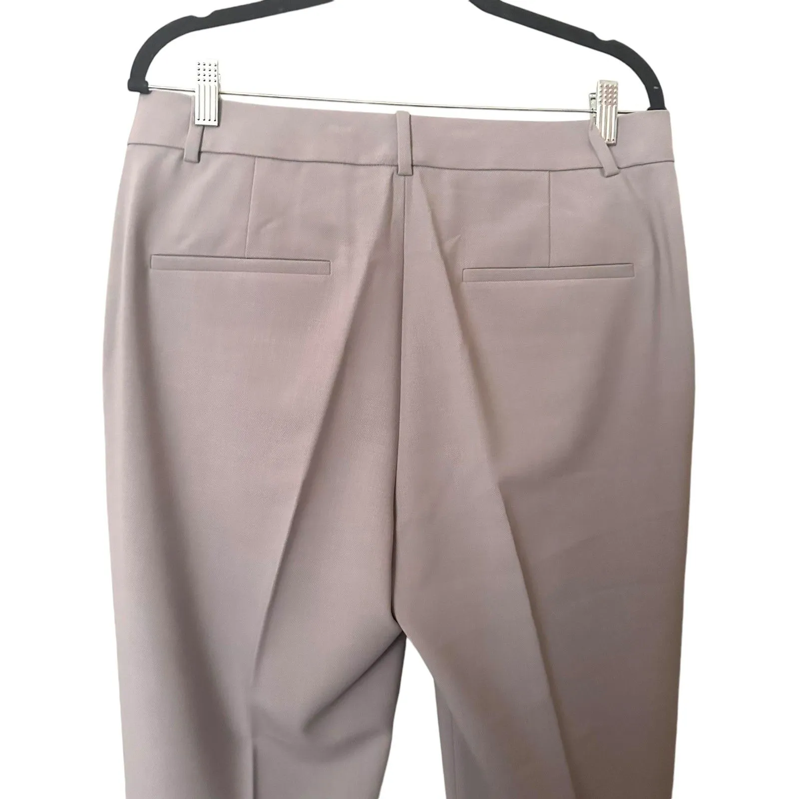 HELMUT LANG Straight Leg Wool Trouser Mauve Grey NWT Sz10 - Image 5