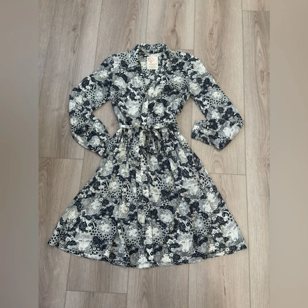 ANTHROPOLOGIE Black and White Patterned Dress 🖤🤍 - Image 2