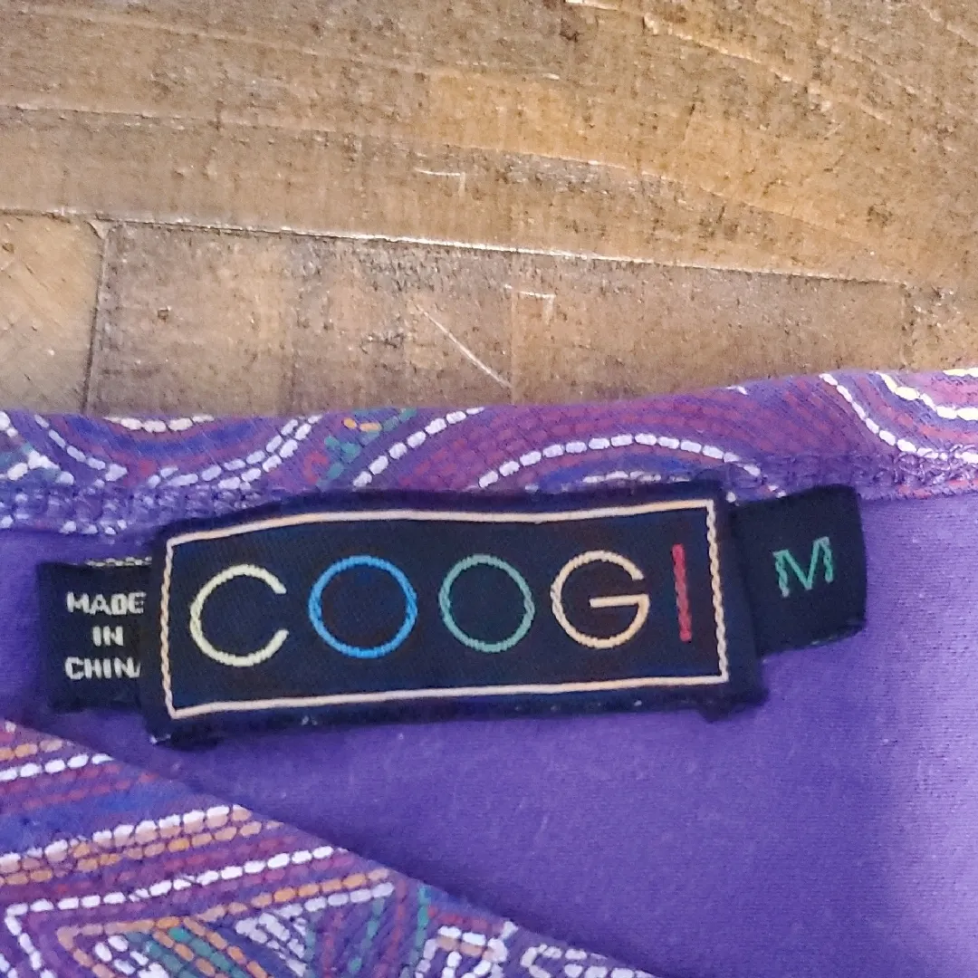 COOGI  Purple Patterned Blouse - Image 2