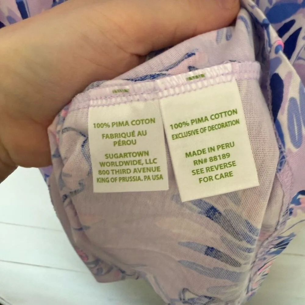 Lilly Pulitzer Women’s Small Margot Swing Dress Light Lilac Trunks in the Air - Image 4