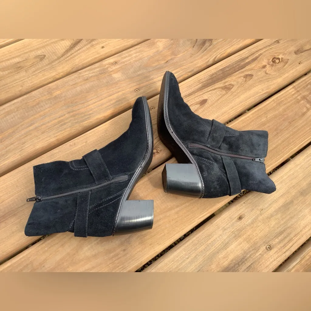 Genuine suede leather booties 🖤🖤🖤 - Image 11