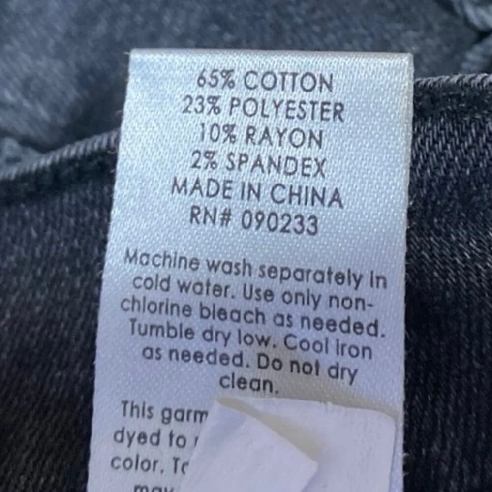 Pacsun Women's Black Super High Rise Jegging Raw Hem Skinny Denim Jeans Size 26 - Image 5