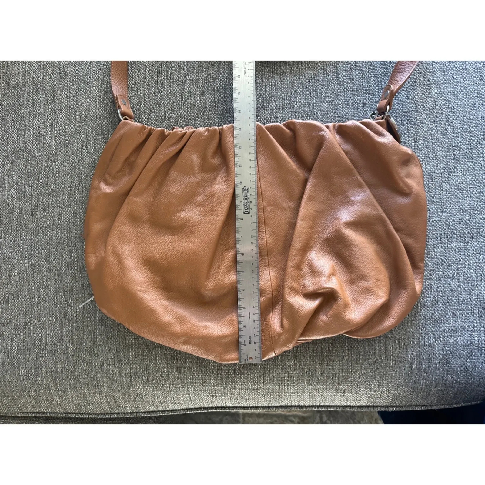 Concealed Carry Woolstenhulme Designer Bags Brown Leather Hobo Shoulder Bag NWOT - Image 8