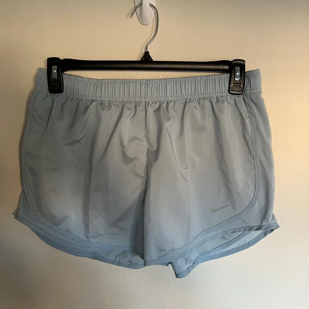 Nike Womens Large Dri-Fit Tempo Brief-Lined Running Short Light Armory‎ Blue New - Image 2