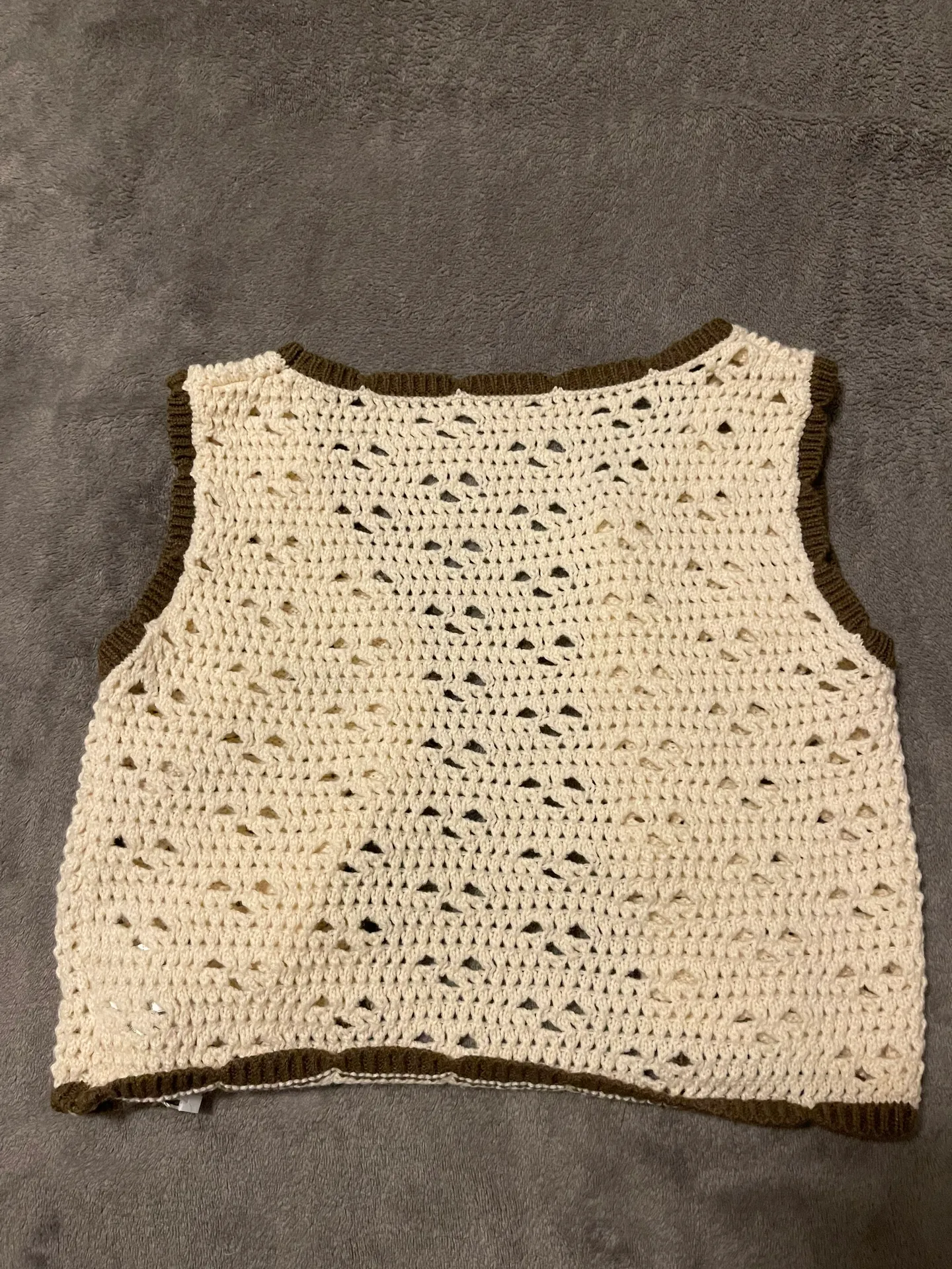 Crocheted Top️ White - Image 2