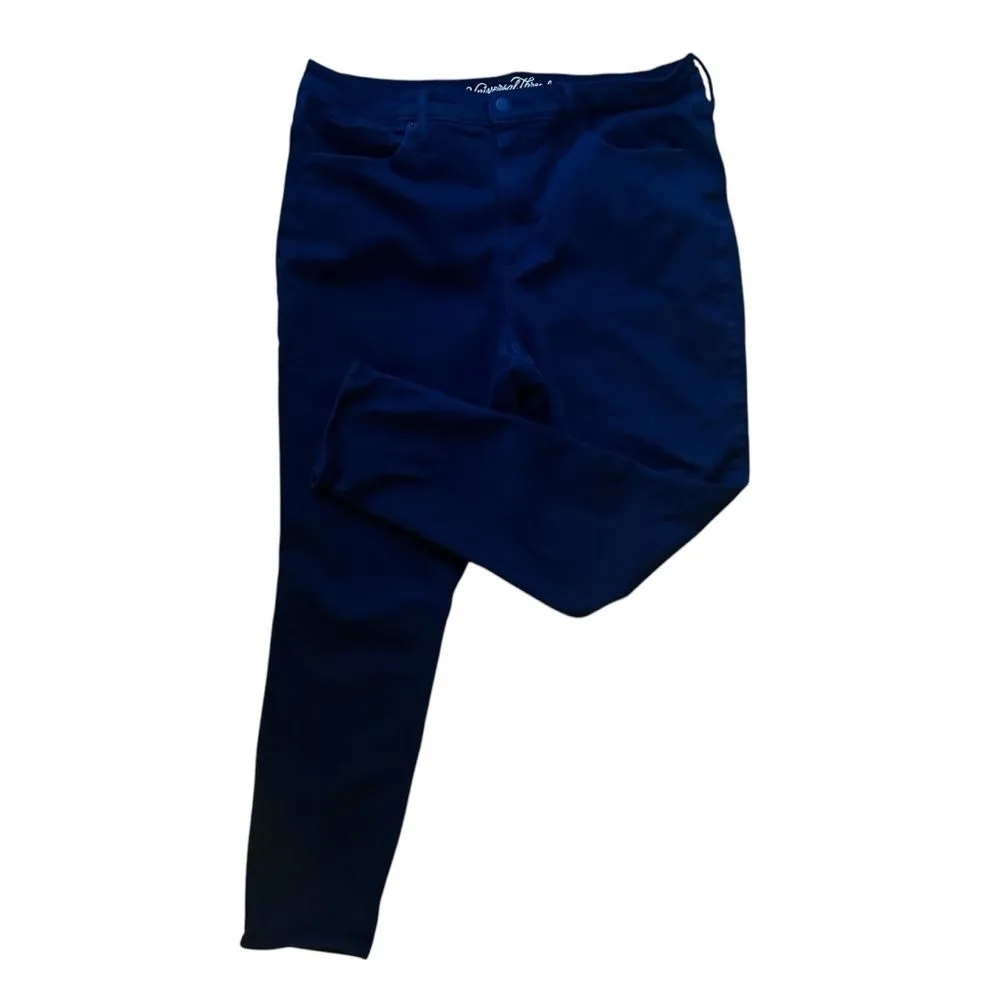 Universal Thread Black Skinny Jeans Bundle Size 16/33R High-Rise Cropped indie - Image 4