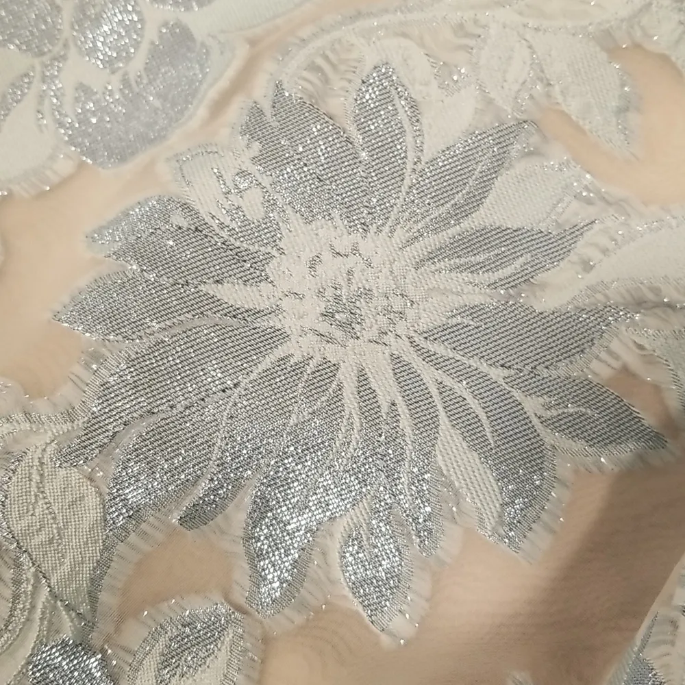 💕ST. JOHN💕 Formal High Waisted Jacquard Floral Embroidered Ball Skirt 12 NWOT - Image 9