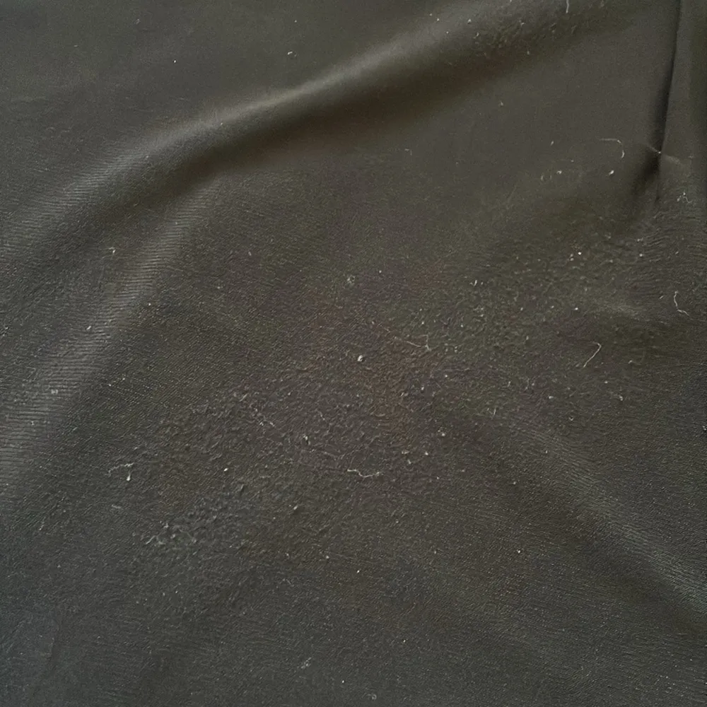 Julian Taylor New York Short Sleeve Ruffle Black Mini Dress | Size 10P - Image 8