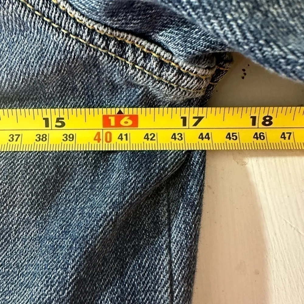 Abercrombie & Fitch Jean Jacket Women’s Large Grateful Dead Hand Painted 091 - Image 9