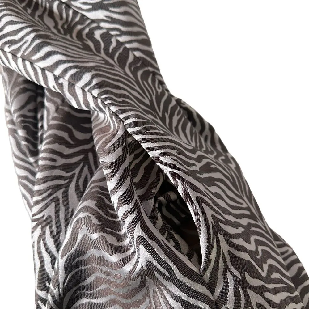 Jessica McClintock Animal Print Strapless‎ Dress Size 4 Bubble Hem Statement NEW - Image 15