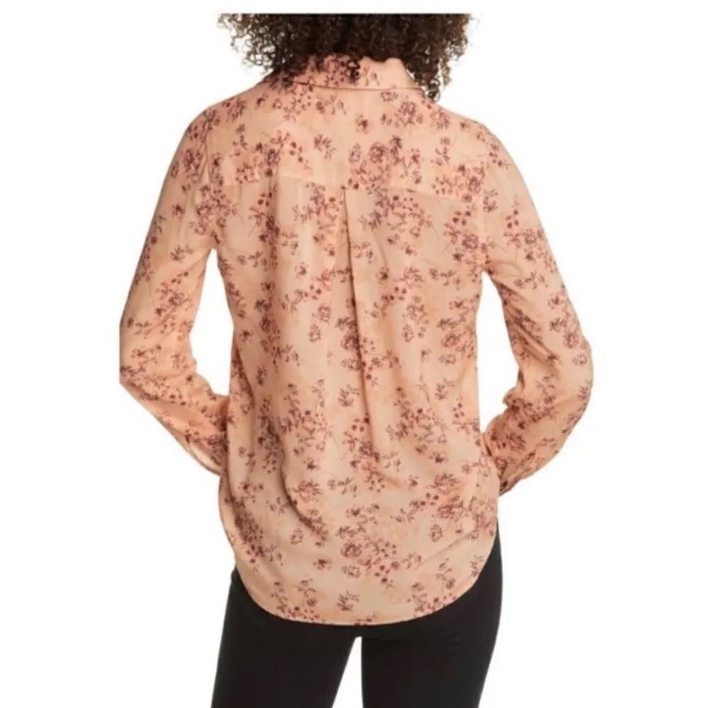 NWT L'agence Holly Floral Blouse - Image 2